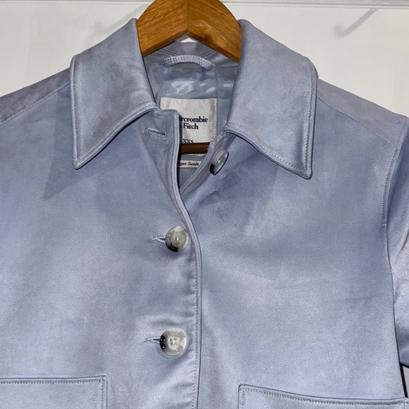 A&F Vegan Suede Button-Through Jacket - Picture 4 of 10